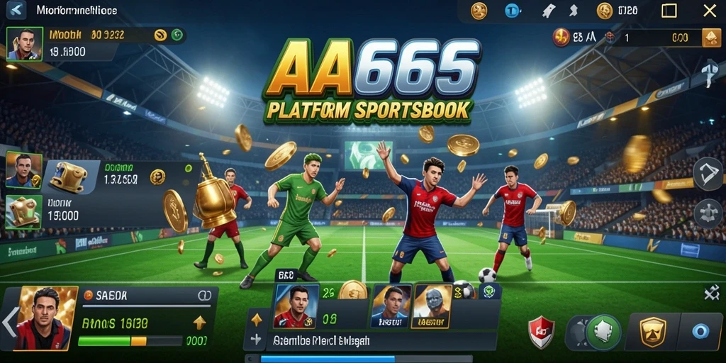 Tampilan menarik dari gameplay taruhan olahraga di AA666.