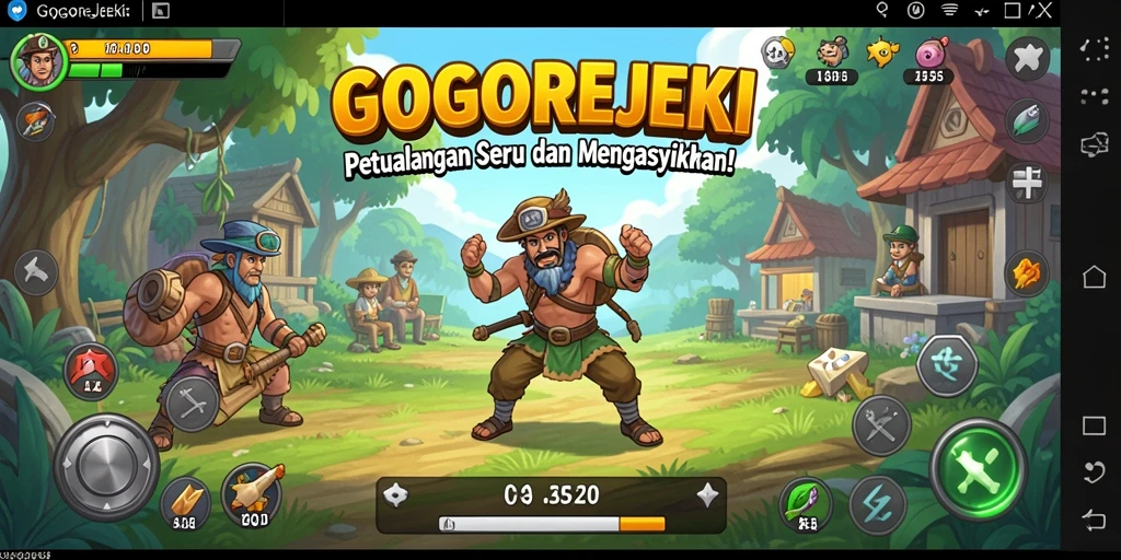 Gameplay seru dan mendebarkan dari GOGOREJEKI.
