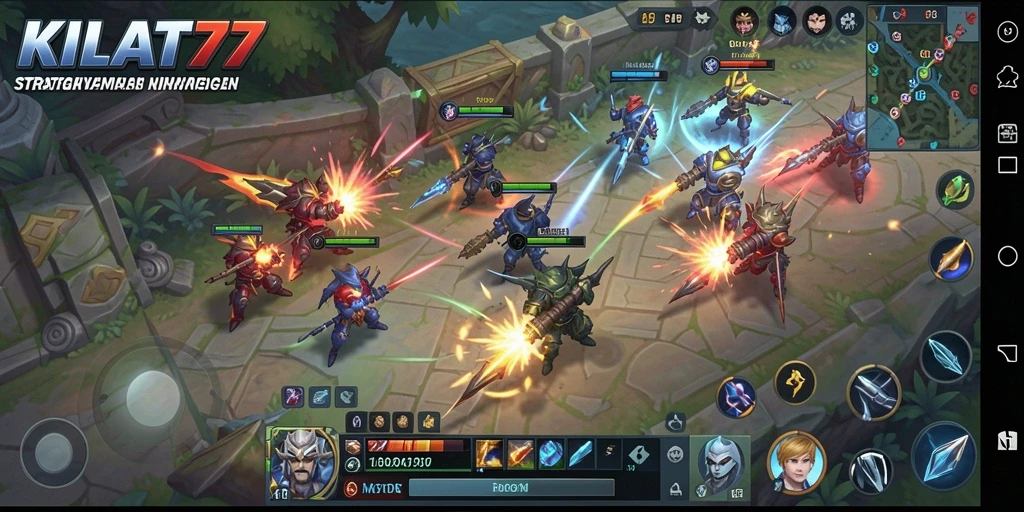 Tampilan gameplay KILAT77 yang menarik dan strategis.