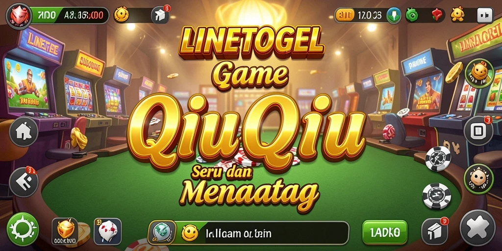 Tampilan gameplay seru LINETOGEL QiuQiu.