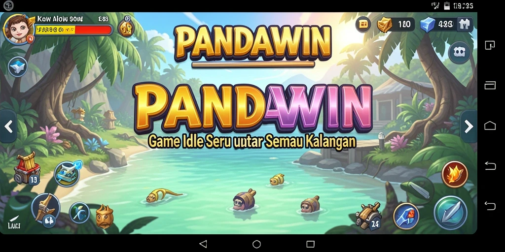 Tampilan gameplay PANDAWIN yang seru dan mengasyikkan.