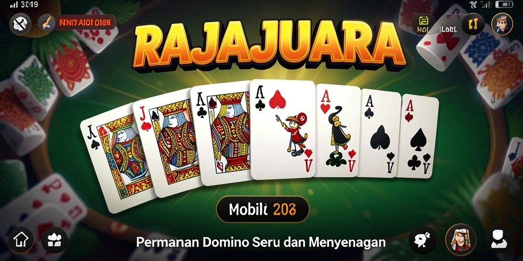Tampilan gameplay domino yang menarik di RAJAJUARA.