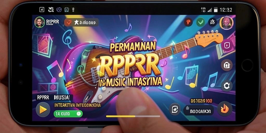 Screenshot RPRR menampilkan gameplay Musik yang seru dan interaktif.