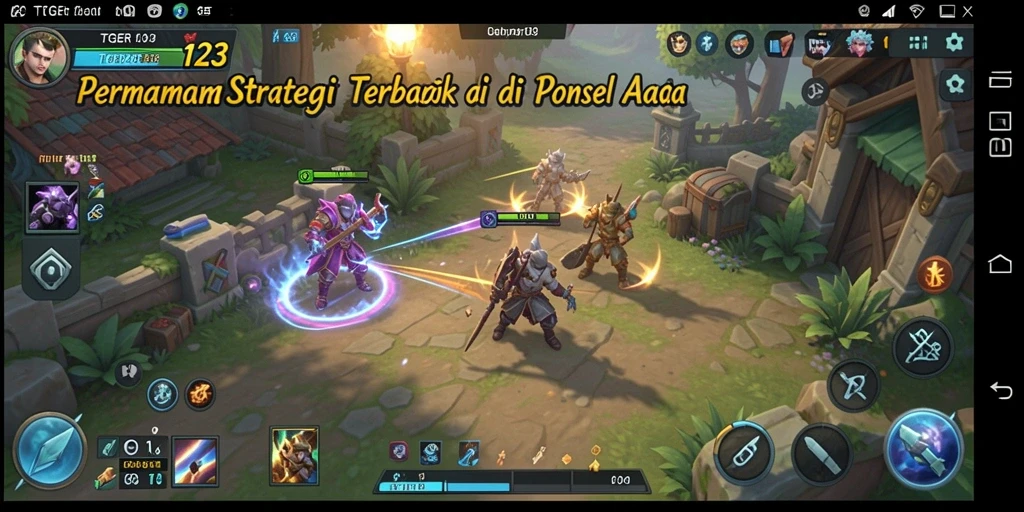 Tampilan menarik dari gameplay TGER123 yang penuh strategi.