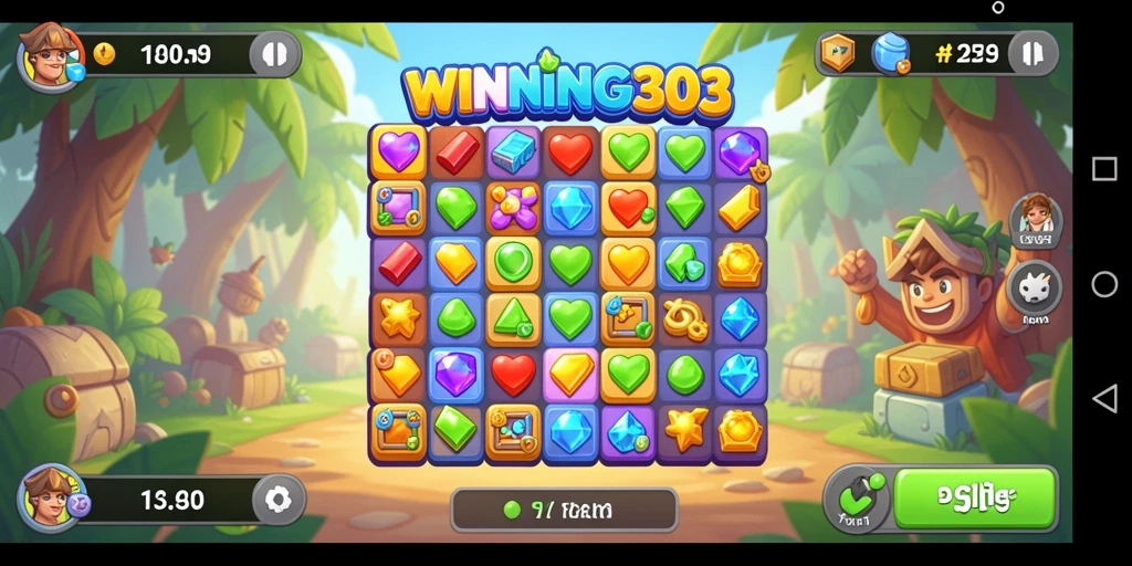 Tampilan gameplay seru dari WINNING303 yang menantang.